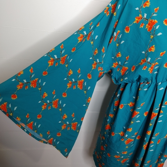 SOLD Celia Dragouni Chinese Garden dress S/M - Picture 4 of 10